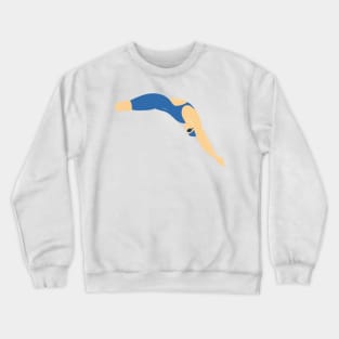 Diving - Blue Crewneck Sweatshirt